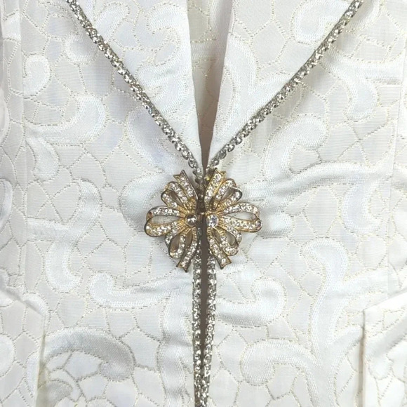 Vintage 80s Clara Clara by Vinette Rhinestone Embellished Jacket - Picture 4 of 17